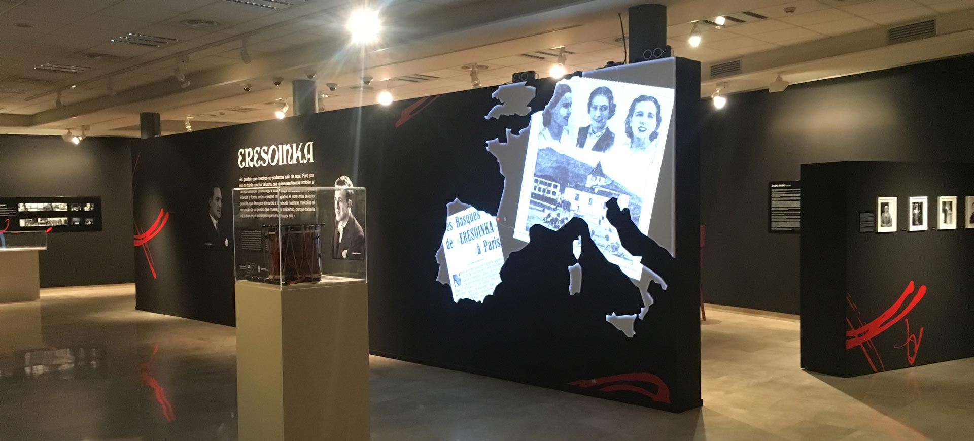 Image of the Eresoinka exhibition for the European cultural capital Donostia 2016.